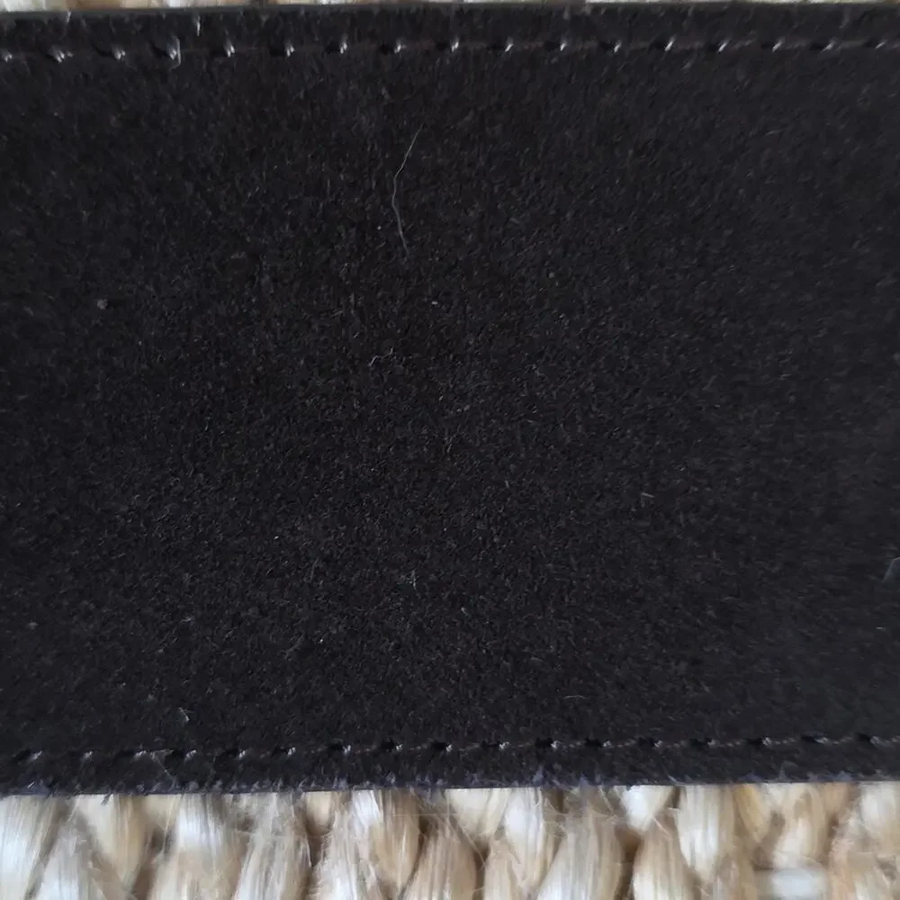 L.E.I. Genuine Dark Brown Suede Leather Low Slung Fringe Western Belt OS Trendy